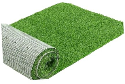 Toilettes pour Chien avec Gazon Artificiel, Tapis de Gazon Artificiel Lavable pour Chien, Grand Bac à Litière pour Chiot, Tapis de Pelouse pour Parc Domestique, L'intérieur et L'extérieur, 50cmx70cm