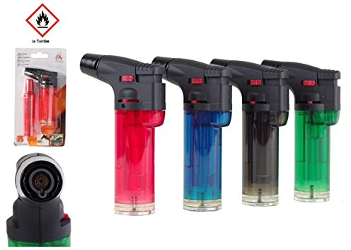 Chalumeau de cuisine + recharge gaz 18ml - Briquet Jetflame - Aléatoire - 696