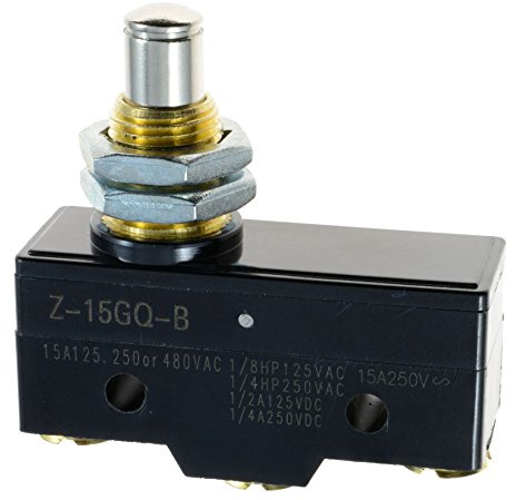 Push Button Plunger Limit Switch SPDT 16A NO/NC