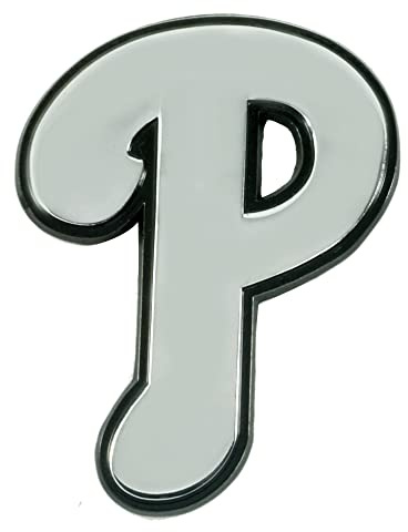 FANMATS 26680 Philadelphia Phillies 3D Chrome Metal Auto Emblem