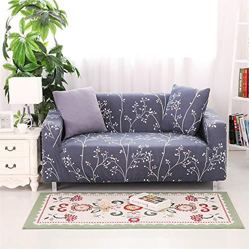 FANSU Elastischer Sofabezug, Stretch Couchbezug Sesselbezug Elastischer Antirutsch Stretchhusse Weich Stoff Sofabezug Möbelschutz (3 Sitze: 190-230 cm,Low Profile)