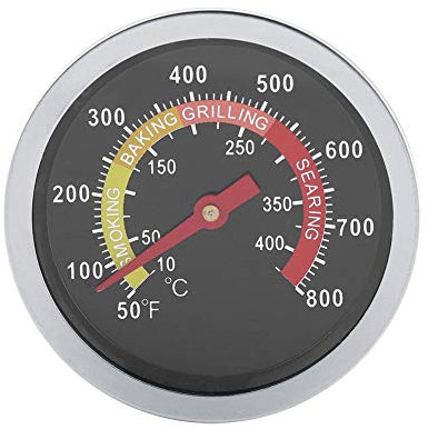 50~800 ℉/10 ° C - 400 ° C thermomètre de barbecue en acier inoxydable jauge de température de gril de Barbecue extérieur pour moniteur de cuisson au barbecue