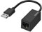 Hama USB Ethernet Adapter (Netzwerkadapter USB 2.0 für Fast Ethernet 10, 100 Mbps, USB LAN Adapter, USB-Stecker auf Ethernet-Buchse, kompatibel mit Windows und Mac, für PC, Laptop, Tablet)