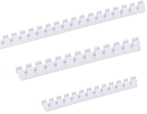 KafTon Grommet Strip Panel Serrated Edging Protection Electrical Cable Run 0.1-1.0mm to 3.2-4.5mm (1.0-1.6mm - 1 Meter)
