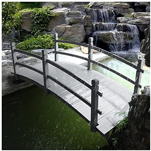 LXLZYXSF Pont de Jardin Extérieur Jardin Petit Pont pour Ruisseau Canal D’arrosage Étang À Poissons, Patio Trottoir Accès À La Cérémonie De, Conception De Deux Mains Courantes (Color : G, Size : 14