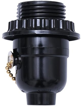 Housoutil Lampenfassung Retro Hängesockel Leuchter Led-lichtbasis Schwarze Leuchten Led-lampen Lampenteile Lichtsteckdose Mit Kabel Vintage Leuchte Vintage Lampenschirm Mini Base E27