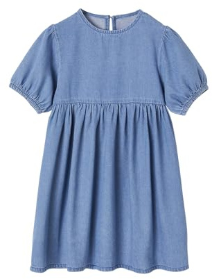 VERTBAUDET Robe Fille Manches Ballon Stone 6A