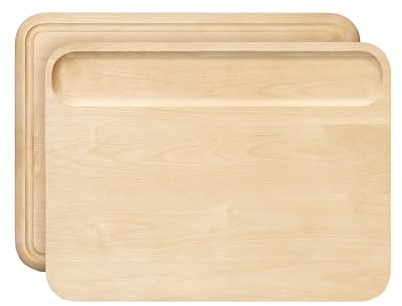 Caraway Tabla de cortar mediana (14 x 10 pulgadas), Tablas para Picar de Madera, Hecha de Madera de Abedul Certificada FSC, Acabado de Aceite Mineral y Cera Apta para Alimentos