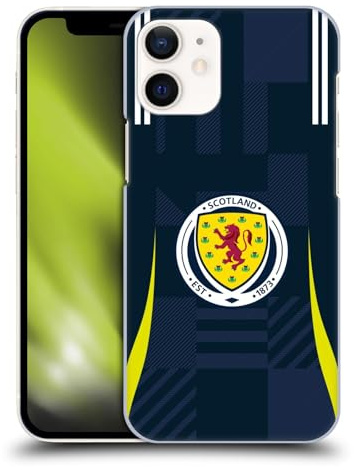 Head Case Designs Officially Licensed Scotland National Football Team Home 2024/25 Kits Hard Back Case Compatible With Apple iPhone 12 Mini