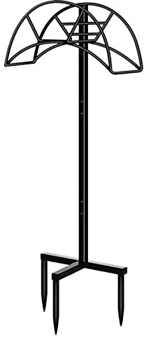 Gartenschlauchhalter – Gartenschlauch-Halterung, Gartenschlauch-Aufbewahrung, freistehender Schlauch-Organizer, abnehmbarer Metall-Schlauchhalter für Zuhause, j