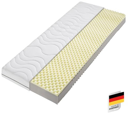 BeCo Matratze 140x200 cm Nightstyle Visko Komfortschaum H3 / Stiftung Warentest GUT getestet/Oeko-TEX Standard 100 / Made in Germany