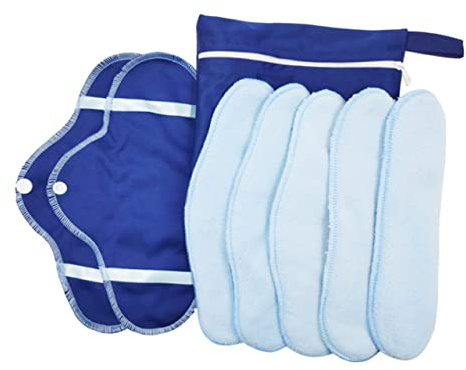IWOWHERO 8stücke Pack Wiederverwendbare Für Damen Waschbar Tragbar Faltbar Atmungsaktiv Geeignet Für Reisen Und Wochenbett