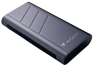 Verbatim TurboMetal Portable SSD, 4 TB, extrem schnell, Lesen bis 3700 MB/s, Schreiben bis 3600 MB/s, Externe Festplatte USB 4.0, 40 Gbps, für Mac, PC, Laptops, Smartphone & Spielekonsolen