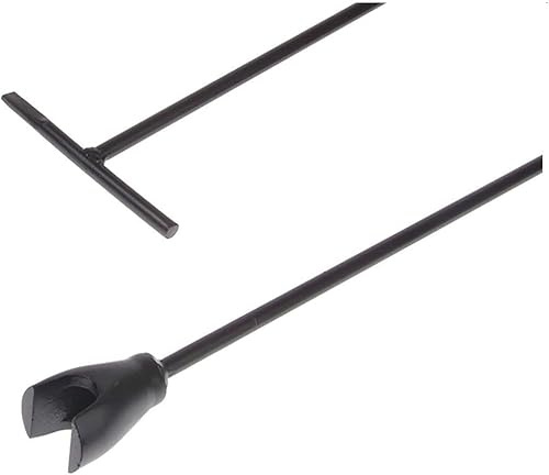 Unibos | Universal Stopcock Key | Long T-Handle Drain Stopcock | Water Manhole Stopcock | Alloy Steel Head | Key Wrench | Combination Stop Cock Key | 1 Meter Long