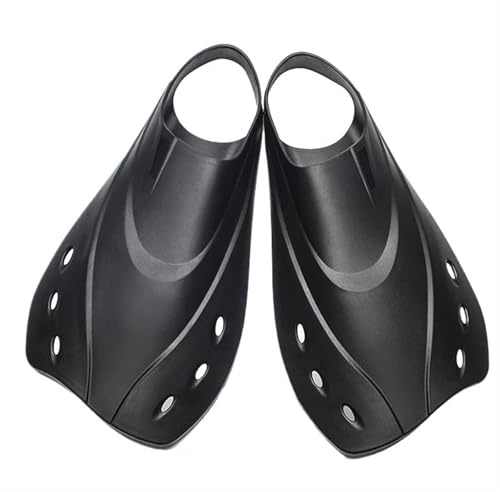 Trainingsflossen Schwimmtraining Flossen Komfortable Taucherflossen Kompakte Kurze Ergonomische Schwimmen Und Zum Schwimmen oder Schnorcheln(L)