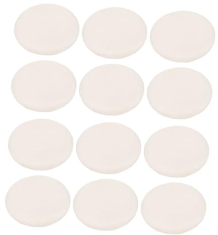 Hohopeti Houppette pour Poudre Corporelle Bébé Ultra Douce en Velours Ronde Lot de 15 Pièces Application Légère et Uniforme pour Peau Sensible et Usage Quotidien