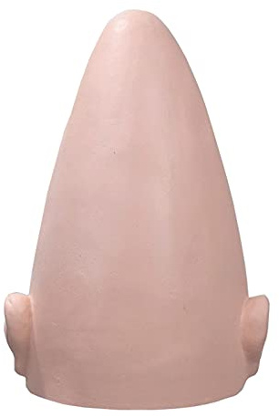 Ung varg utomjording skallig huvud tjock hud äggformad hårlös falsk skalle peruk mössa maskeraddräkt cosplay hatt för halloweenfest