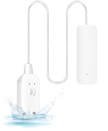 WANGCL Water Alarm Sensor WiFi Water Leak Detector Remote Monitoring Leaker for Water Heater Basement Sewage Pump TUYA/Smart Life APP Notification