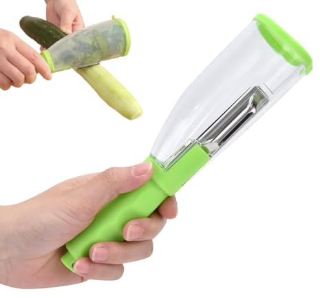 Potato Peeler,Vegetable Peeler Multifunction Peelr with Storage Box Ergonomic Non-Slip Handle for Kitchen Peeling Carrot Vegetables and Fruits