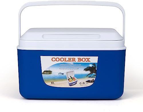 Gecheer Kühlbox 26L, Kühlkiste für unterwegs, Tragegurt & Griff, ohne Strom, Isolierbox, Outdoor Kühltasche für Auto, Camping & Schwimmbad