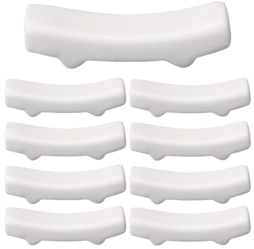 craspire 12 STK. Essstäbchenablage, Weißer Japanischer Essstäbchenhalter Aus Porzellan, Chinesischer Keramik, Esslöffel, Gabel, Bürste, Stiftständer, Gestell-Set Für Arbeitsplatten, Geschirr