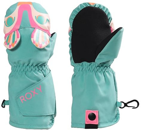 Roxy Snows Up Wasserdichte Snowboard-/Ski-Fäustlinge für Mädchen, WarmFlight Isolierung, DryFlight Wasserdicht, Langlebiges Design, Canton, Größe S