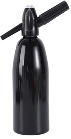 Portable Soda Siphon Maker for Homemade Sparkling Water Carbonated Water Machine for Home Drink Juice Bar Black Color