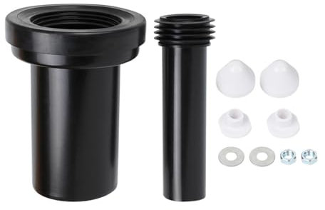 Sharplace Tubo di Scarico per WC Montato a Parete Set di Connettori per Serbatoio WC Tubo per Fognature Adattatore Robusto in Gomma Sostituzioni per WC per Uso, Tipo B