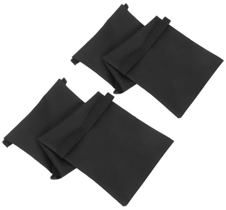 TOYANDONA 2piezas Saco de Arena de Tela Oxford Pesa para Tienda de Campaña y Sombrilla de Patio para Jardín y Terraza Unidades Resistente al Viento y Lluvia