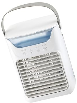PENCHEAK Piccolo portatile Aria Condizionata USB Ricarica Desktop Macchina di Raffreddamento 3 Velocità Evaporativo Senza Finestre Per Uso Proprio Ventilatore Da Tavolo