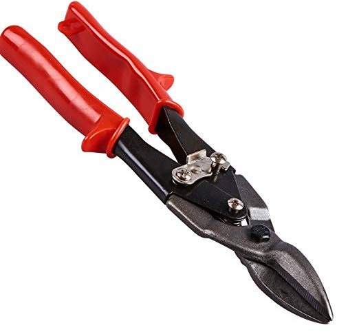 10 Straight Cut Aviation Tin Snips with Non-Slip Comfortable Grip for Cutting Metal