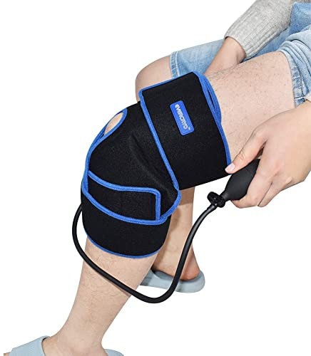 EVERCRYO Cryo Cuff Knee Cooler Compression Cold Pack Knee Therapy Wrap Ice Bag Swelling Pain Reduction Post Surgery Injury Recovery