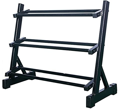 Dumbbell rack Hantelablage Dreistöckiges Hantelregal Hantelablageregal Haushalts-Hantelregal-Eckregal Freihantelablage Fitnessgeräte