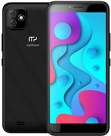 MP myPhone Fun 9 Smartphone, 5,45-Display, Widescreen-Display, geräumiger Akku 2800mAh, 8Mpx Kamera, 4G-LTE-Netz, 2GB Arbeitsspeicher,16GB interner Speicher,Android11 go Edition,Dual-SIM, GPS,schwarz