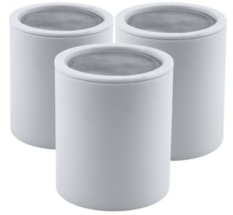 AquaBliss Replacement Multi-Stage Shower Filter Cartridge - Longest Lasting High Output Universal Shower Filter Reduces Chlorine & Toxins in SF220 or SF100. 3-Pack (SFC220)