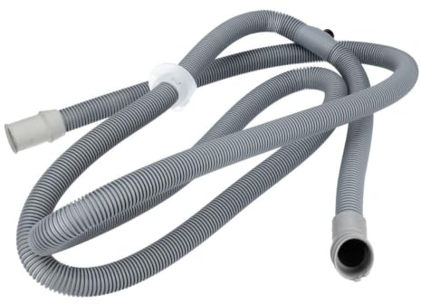 easyPART passend für Electrolux 140011410085 Ablaufschlauch 26/22mmØ 2,35m | mit Belüftung, AEG 14001141008/5, für Geschirrspüler, Spülmaschine, Gewinkelt gerade, Gummi-Endstücken, Kompatibel mit Juno