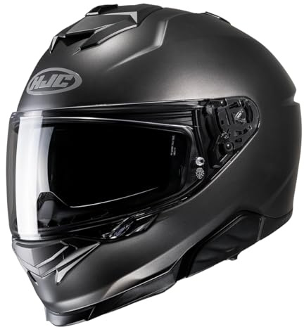 HJC, integralhelme motorrad I71 semi flat titanium, M