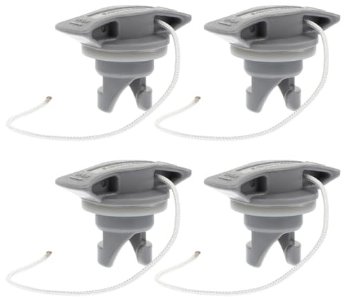 BESPORTBLE 4 Uds Cubierta De Válvula De Aire para Kayak Accesorios De Aire Colchón Helicoidal Accesorio para Tabla De Remo Tapón De Tubo De Válvula De Balsa De Nailon Reemplazo De