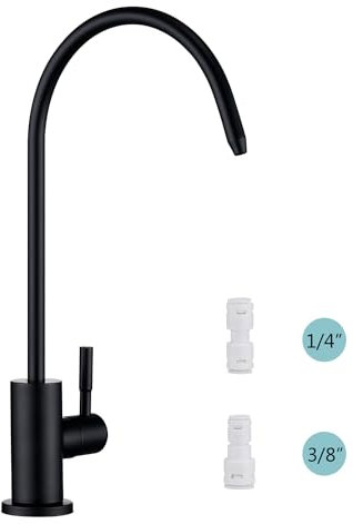 Tohlar Drinking Water Faucet for Kitchen Sink, Black Filtered Water Faucets
