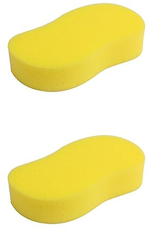 Tucireat 2 Stück Autowaschschwamm Besonders Saugstarker Waschschwamm Autoschwamm Groß Autoreinigungsprodukte Schwamm 220 X 110 X 50 mm Autoschwämme ApplikationsSchwamm