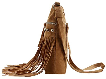 GALPADA Nieten Tasche Aus Samt Für Damen Quastentasche Als Crossbody-etui Oder Handtasche Praktisch Für Büro Und Shopping Als Geschenk Für Frauen