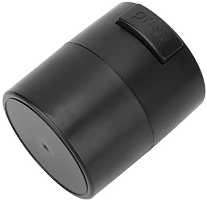 Caja de Almacenamiento de Pegamento para Pestañas, Contenedor Portátil de Pegamento para Pestañas, Presión Negativa, Recipiente Adhesivo para Extensión de Pestañas de Gran (Negro)
