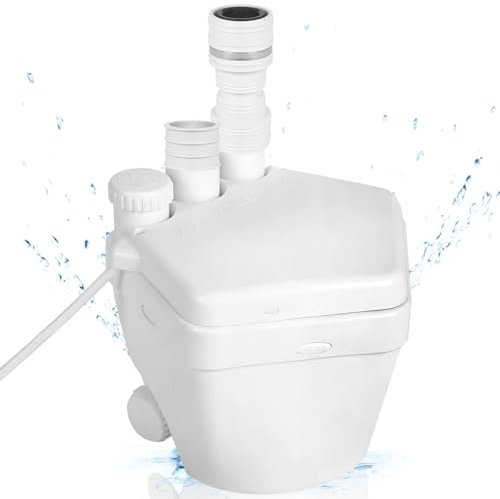 HOCANFLO Utility Sink Pump, 500W Under-Sink Sump Pump System with Pure Copper Motor, 7000 L/H Flow, Heavy-Duty Utility/Laundry, Drain Pump, 220-240V, 50Hz