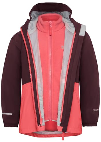 Jack Wolfskin Iceland 3-i-1 K jacka för flickor