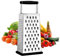 Rapeuse Legume 4 Côtés, Râpe Carrée Inoxydable, Rape Cuisine avec Base Antidérapante et Large Poignée, pour Fruits, Légumes, Fromage, Lavable au Lave-Vaisselle, Polyvalente Rapeuse a Legumes Manuelle