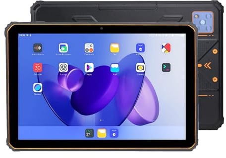 Breloom ST10-T Rugged Tablet, 10.1 inch Android 13 Tablet, Octa-Core CPU 8GB+128GB, IP68 Waterproof, 10000mAh, 4G LTE/BT 5.0/GPS/NFC, 13MP+5MP Camera (8GB+128GB)
