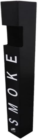 KEuLen Standaschenbecher, Standascher, Aschenbecher aus Edelstahl for Terrasse, Hinterhof, Außenbereich, Innenbereich(Black)