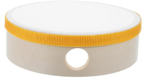 GARIOUANS Holz-Handtrommel Für Junge Mädchen Robustes Formstabiles Orff-Musikinstrument Kindgerechtes Percussion-Tamburin Fördert Greif Musikfähigkeiten Geeignet Für Kleinkinder Und Kinderga
