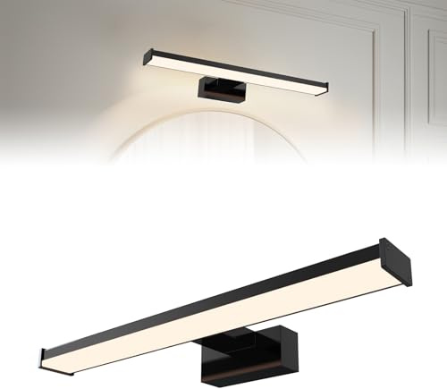 ACXIN LED Spiegellampe Bad 10W 40cm Warmweiß 3000K 700LM, IP44 Wasserdicht Spiegelleuchte Badezimmer, Schminklicht Badlampe Wandleuchte für Spiegelschrank