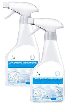 Kraftvolles Fleckenentferner-Spray für Wäsche, Fett, Tinte & Wein – Mehrzweck-Textilreiniger, kein Wasser erforderlich, Trockenreinigungsspray, Tiefenreinigung (2)